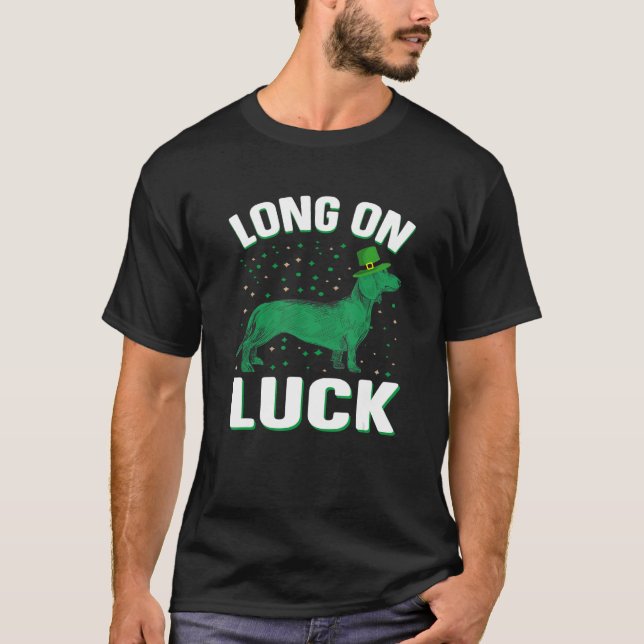 Camiseta LONG ON LUCK Dia de São Patrício (Frente)
