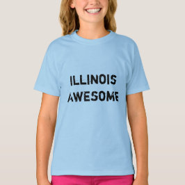 Camiseta Long Sleeve, citação de Illinois