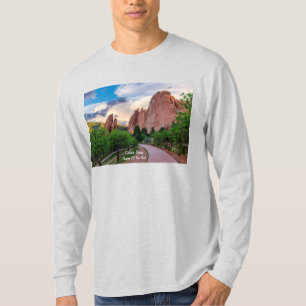 Camiseta Long Sleeve dos Homens do Gateway do Sul do Colora