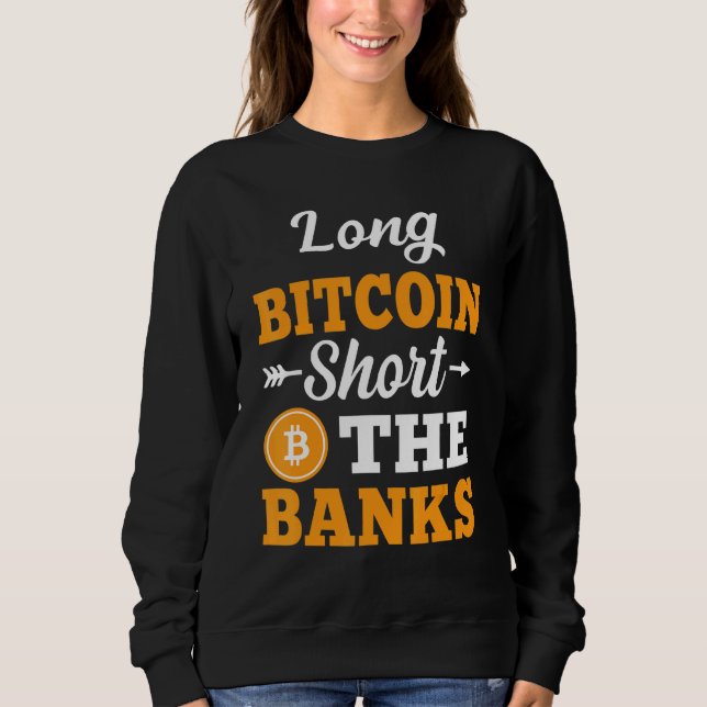 Camiseta Longa Bitmoney Curta Os Bancos Cripto Meem Men (Frente)