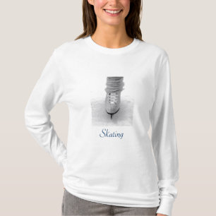 Camiseta longa-Capa das senhoras 'Skating'