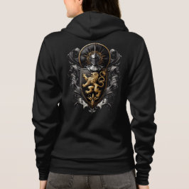 Camiseta Longa Casaco de Braços Hoodie, Mulher