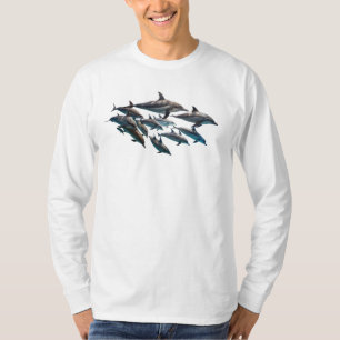 Camiseta Longa de Golfinho Nariz-de-Garrafa