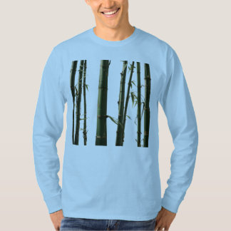 Camiseta longa de manga de bambu exótica