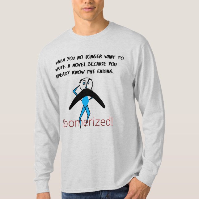 Camiseta Longa Folha 'Já Conhecido' Bumerangada (Frente)