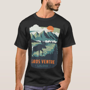 Camiseta Longa Lua de mel LOLOHO Gros Ventre Selvagem