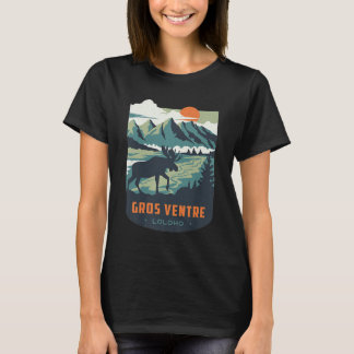 Camiseta Longa Lua de mel LOLOHO Gros Ventre Selvagem