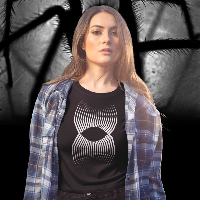 Camiseta Longa Perna Geométrica (Criador carregado)