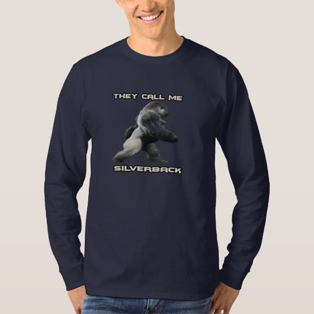 Camiseta Longa Silverback Gorilla (Frente)