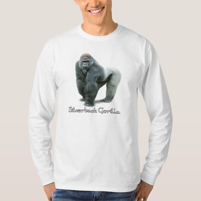 Camiseta Longa Silverback Gorilla (Frente)