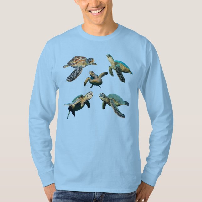 Camiseta Longa Tartaruga Marinha (Frente)