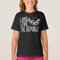 LONGA VIDA A REPÚBLICA - COM Águia e Banner