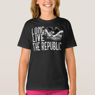 Camiseta LONGA VIDA A REPÚBLICA - COM Águia e Banner