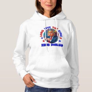 CAMISETA LONGA VIDA AO REI: DONALD TRUMP