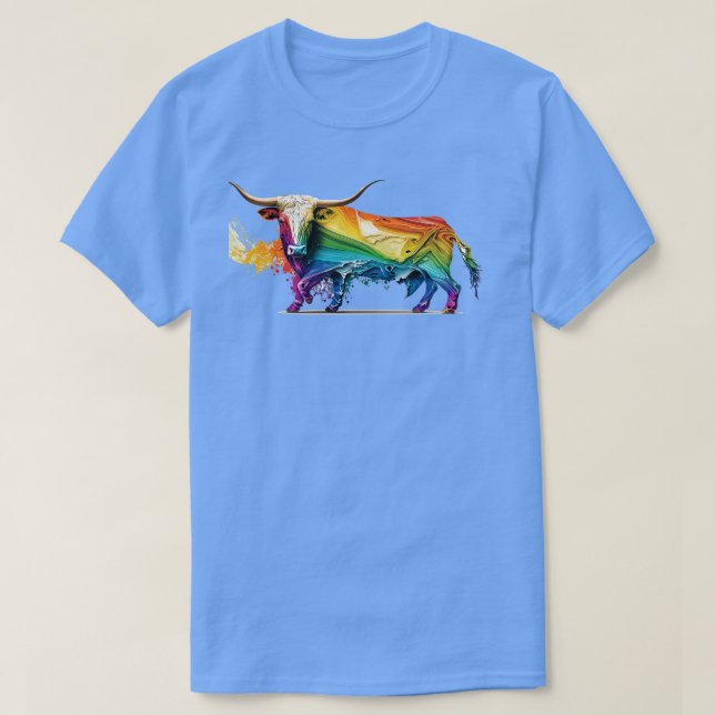 Camiseta Longhorn Bull (Frente do Design)