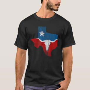 Camiseta Longhorn Lone Star State Vintage Texas Não Mess