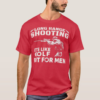 Camiseta Longo Alcance Atirando Como Golfe Mas Para