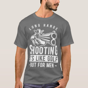 Camiseta Longo Alcance É Como Golfe Mas Para Homens