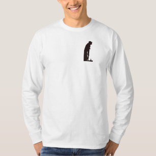 Camiseta Longo-Capa Henley do Longshoreman de Portman