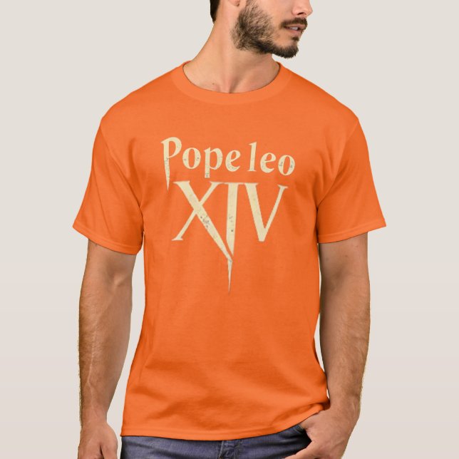 Camiseta Longo Vivo Papa Leão XIV - Um Novo Amanhecer para  (Frente)