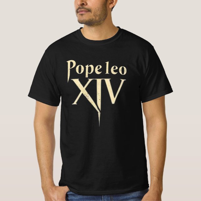 Camiseta Longo Vivo Papa Leão XIV - Um Novo Amanhecer para  (Frente)