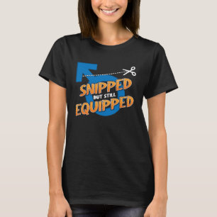 Camiseta LongshanksTees Vasectomizado mas ainda equipado va