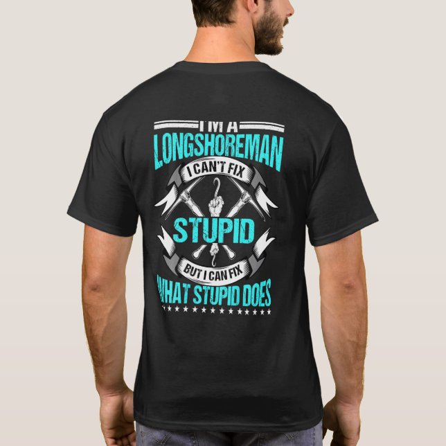 Camiseta Longshoreman Na Parte Traseira Do Vestuário (Verso)