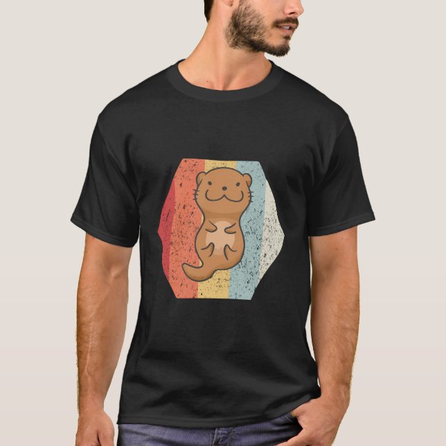 Camiseta Lontra-Coca-Cola Retro-Vintage (Frente)