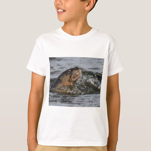 Camiseta lontra de rio (Frente)