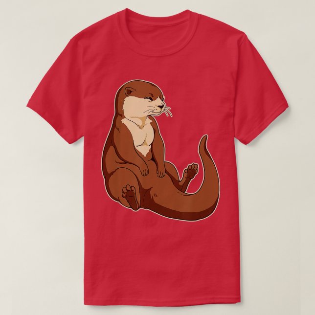 Camiseta Lontra do Mar Cento - 2 (Frente do Design)