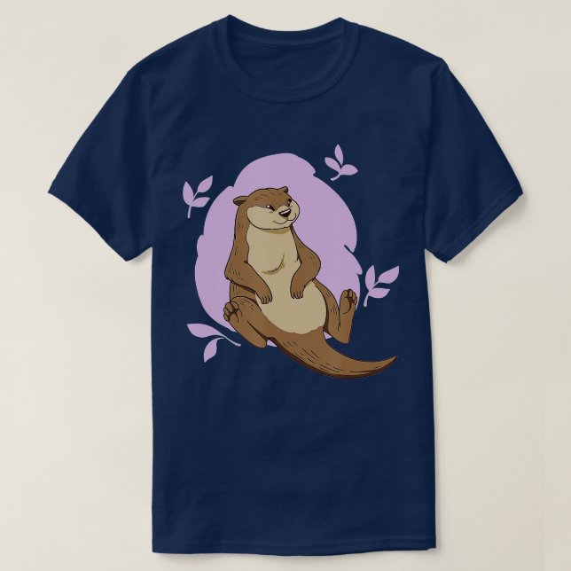 Camiseta Lontra do Mar Cento - 3 (Frente do Design)