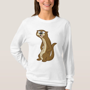 Camiseta Lontra do rick   Reggie da guarda florestal