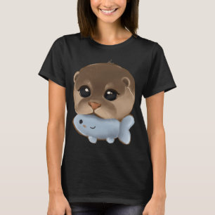 Camiseta Lontra e Brinquedo