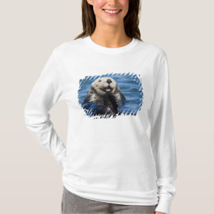Camiseta Lontra marinha da Califórnia Enhydra lutris) se ar