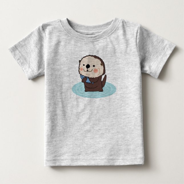 Camiseta lontra marítima (Frente)