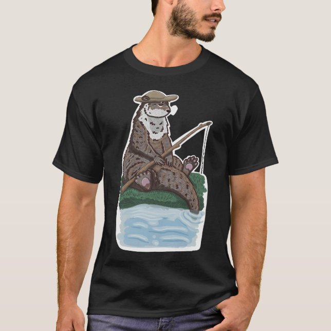 Camiseta Lontra Pescadora (Frente)