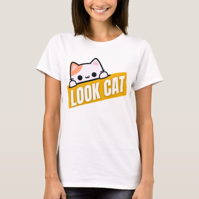 Camiseta Look Cat (Frente)