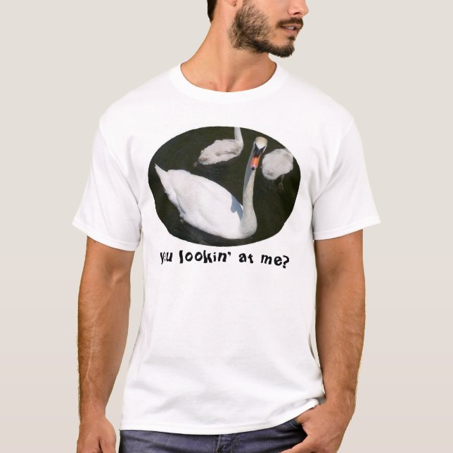 Camiseta Lookin em mim cisne (Frente)