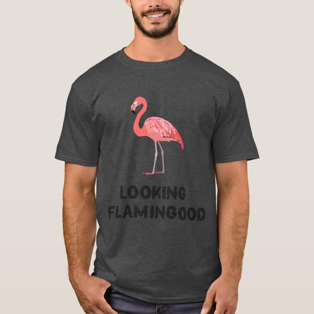 Camiseta Looking Flamingood (Frente)