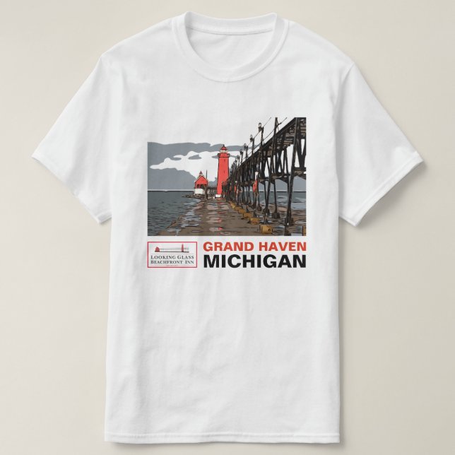Camiseta LOOKING GLASS (Frente do Design)