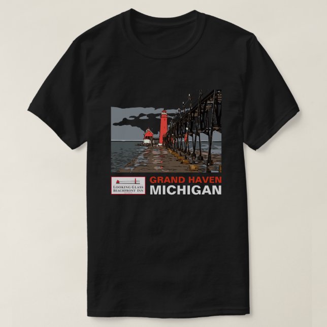 Camiseta LOOKING GLASS (Frente do Design)