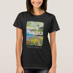Camiseta Lookout do farol CA de Trinidad e Califórnia SD176