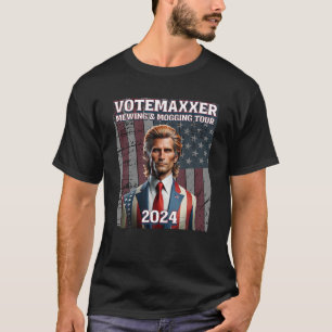 Camiseta Looksmaxing Votemaxxer Mewing and Mogging Tour 20
