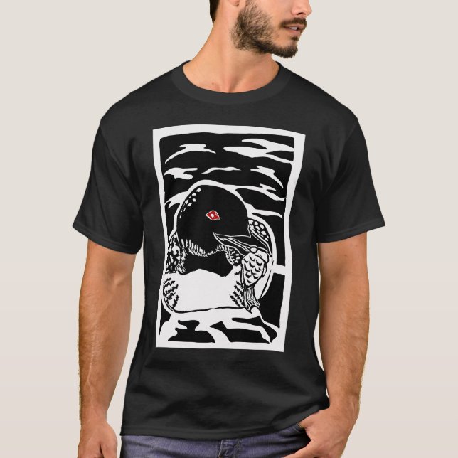 Camiseta Loon Linocut (Frente)