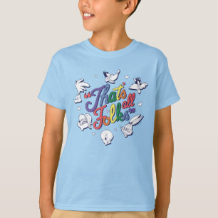 Camiseta LOONEY TUNES™ - É Só Isso, Pessoal! Distintivo Org