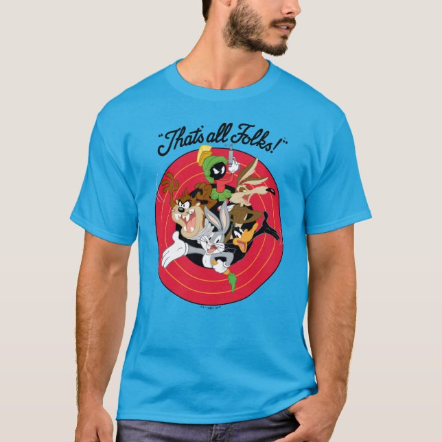 Camiseta LOONEY TUNES™ "ISSO É TUDO PESSOAL!™" Bullseye Gro (Frente)