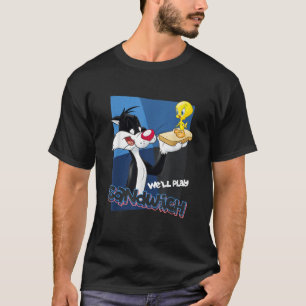Camiseta Looney Tunes Sylvester Tweety Sandwich