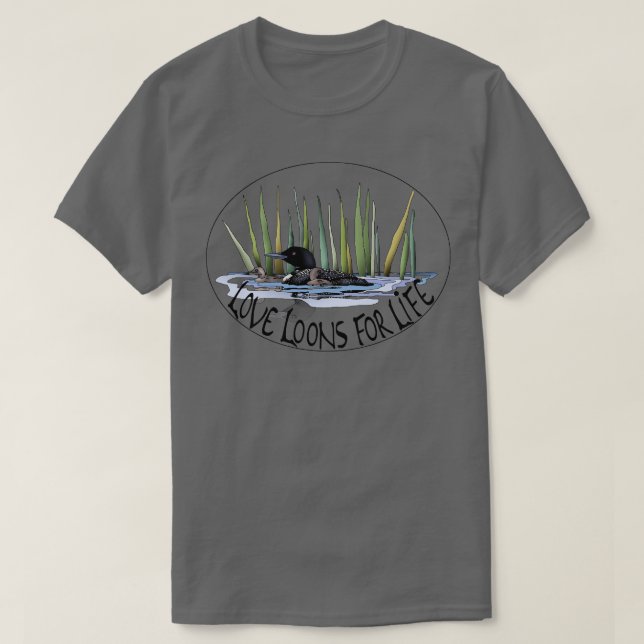 Camiseta Loons De Amor Para A Vida (Frente do Design)