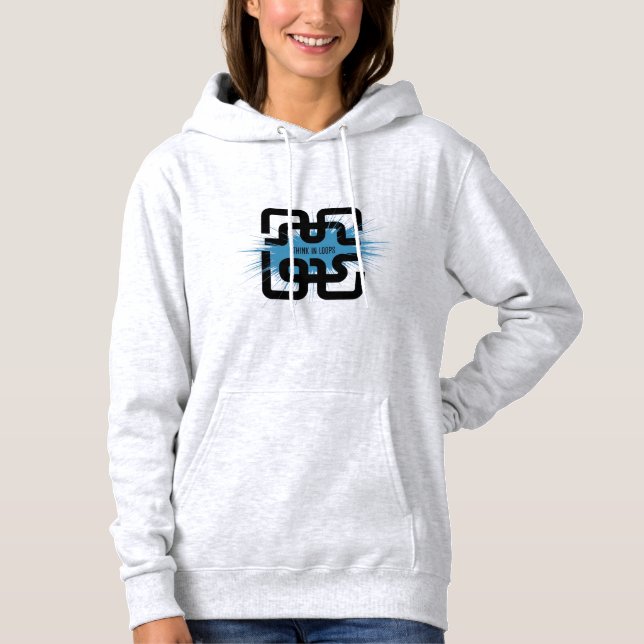 Camiseta Loop Thinking Women's Hoodie  (Frente)