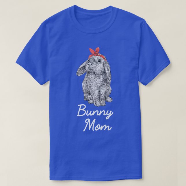 Camiseta Lop Eared Coelho Mãe Desenho  (Frente do Design)